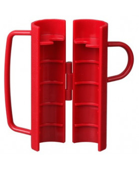 PELA-ROSA BACCARA PVC ROJO 4X11.5H E.90/