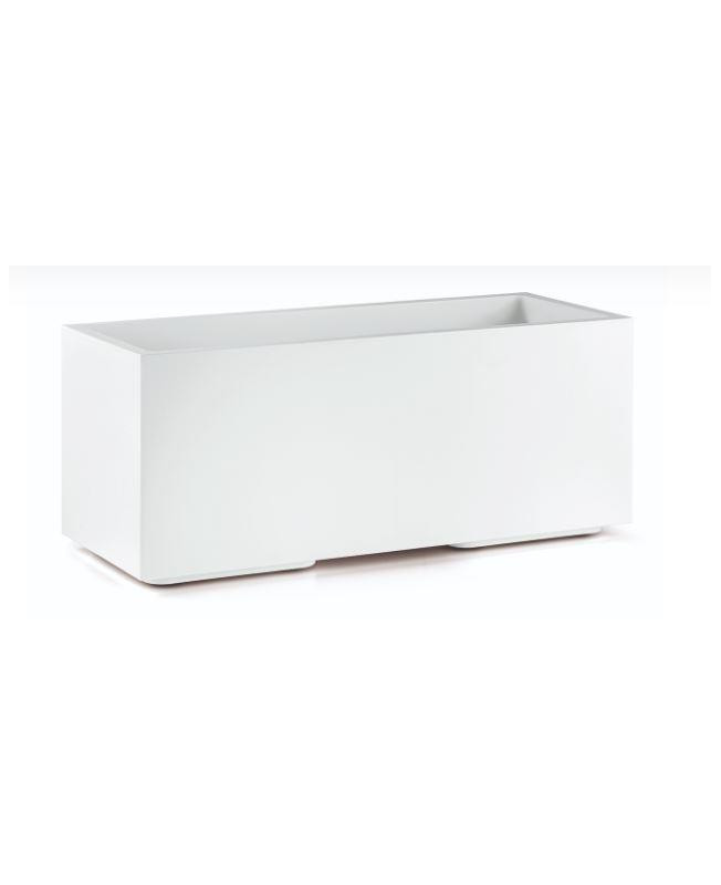 JARDINERA MATHERIA 100x40x40h CM BLANCO E.6