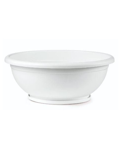 TERRINA C/PLATO NAXOS 40x15h CM BLANCO E6