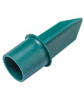 PORTAVELAS C/PUNTA 12PZA.VERDE 2.2X10H E