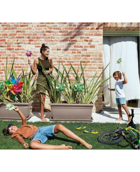 JARDINERA ANTHEA 50x25x22.5h CM TERRACOTA E6