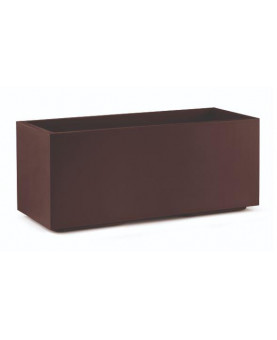 JARDINERA MATHERIA 100x40x40h CM BRONCE E.6