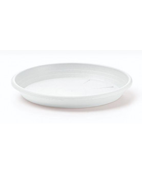 PLATO CILINDRO 32 CM BLANCO (MACETA 35CM) E12
