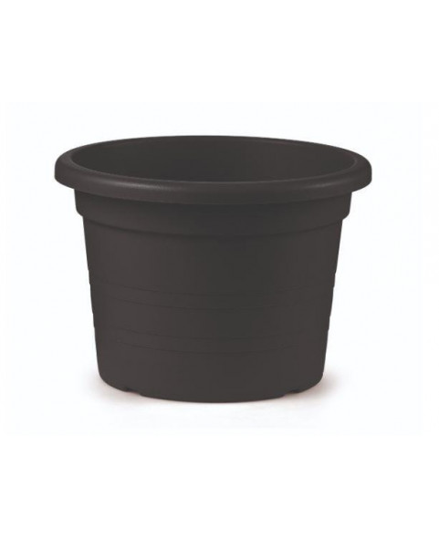 MACETA CILINDRO 14x10h CM ANTRACITA E12
