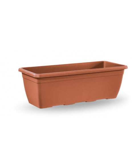 JARDINERA NAXOS 40x20x16h CM TERRACOTA E.12