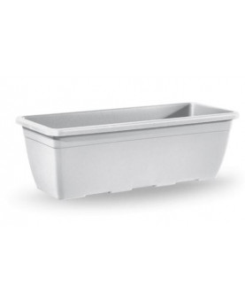 JARDINERA NAXOS 30x14.5x12h CM BLANCO E.12