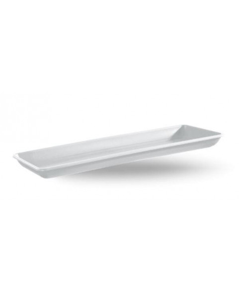 BANDEJA NAXOS 40 (36.6x16.1x3h CM) BLANCO E12