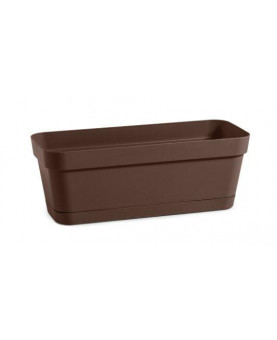 JARDINERA CLEO CLIP 30X12X10h C/BANDEJA BRONCE E.12