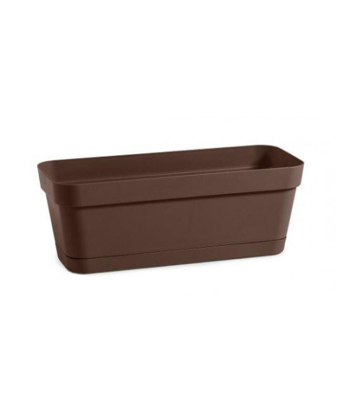 JARDINERA CLEO CLIP 30X12X10h C/BANDEJA BRONCE E.12