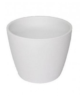 CUBREMACETA ESMALTADO 9X7,5  BLANCO E.20 P320