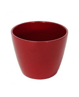 CUBREMACETA ESMALTADO 9X7,5  ROJO E,20 P3200