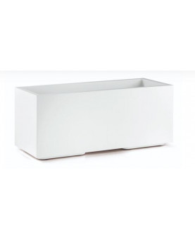 JARDINERA MATHERIA 100x40x40h CM BLANCO E.6