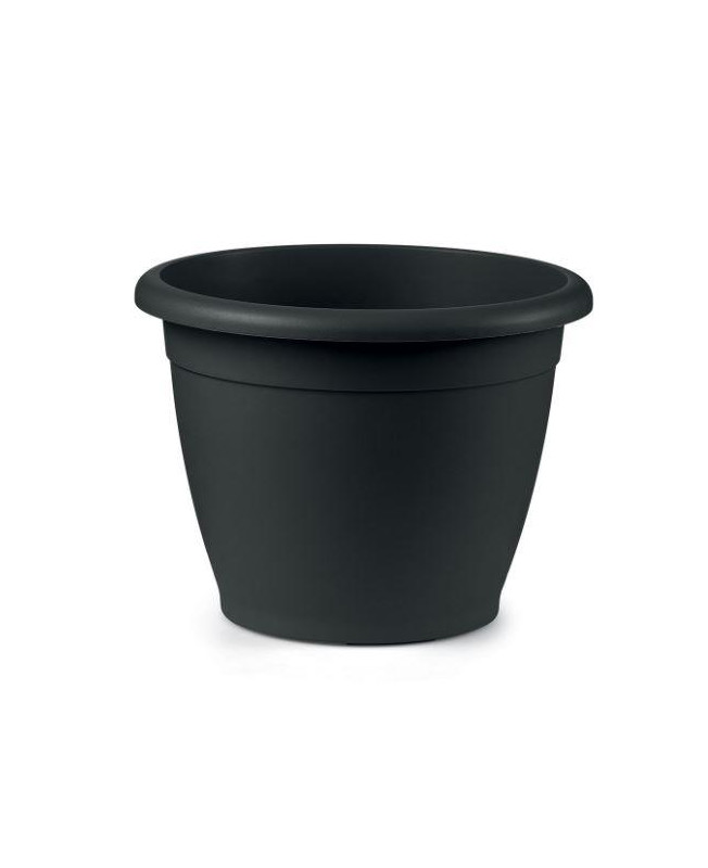 MACETA NAXOS 25x18h CM ANTRACITA E.25
