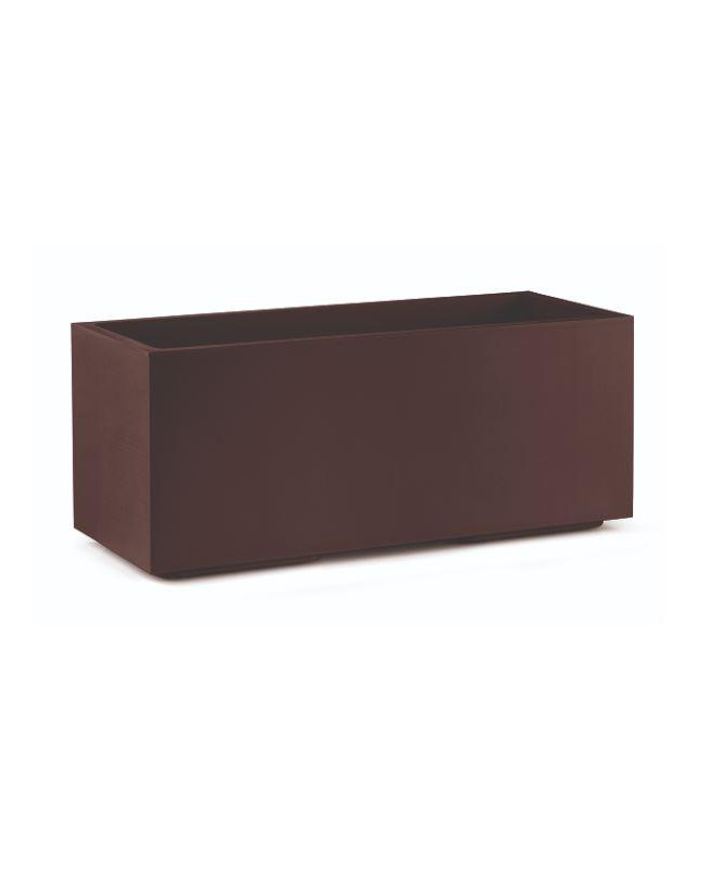 JARDINERA MATHERIA 100x40x40h CM BRONCE E.6