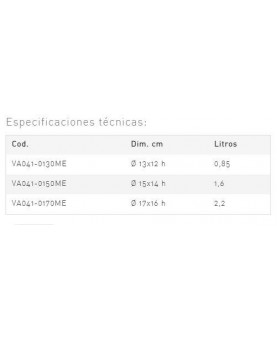 MACETA IRIS 13x12h CM TRANSPARENTE E.24